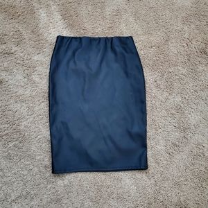 Faux Leather Skirt